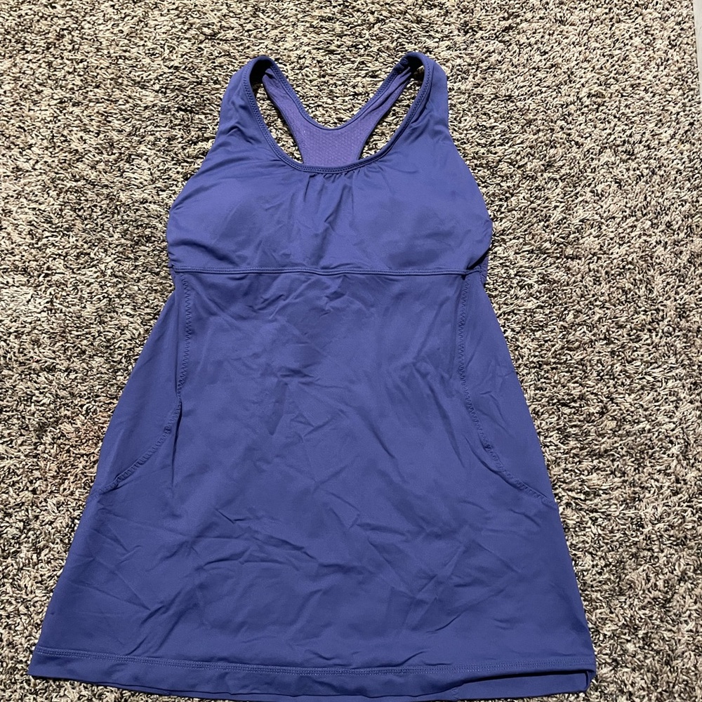 Lululemon purple Athletic tank top